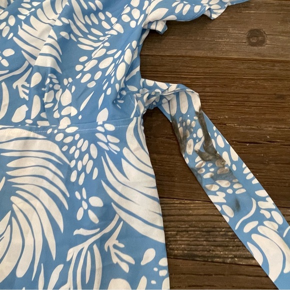 SOON MATERNITY Women's Elizabeth Maxi Dress Size XS In Sky Leaf - Picture 5 of 11